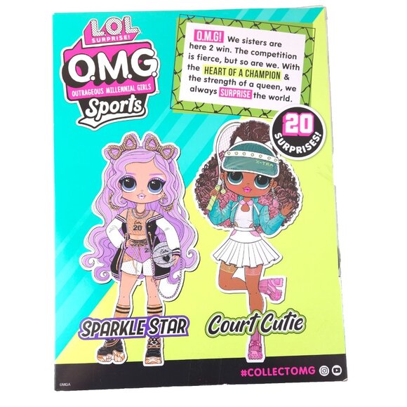 L.O.L. Surprise! OMG Sports Series Court Cutie Doll Multiple Fashion Accessories - Picture 4 of 13